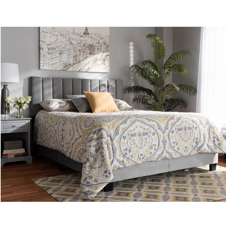 Sauceda Upholstered Sleigh Bed