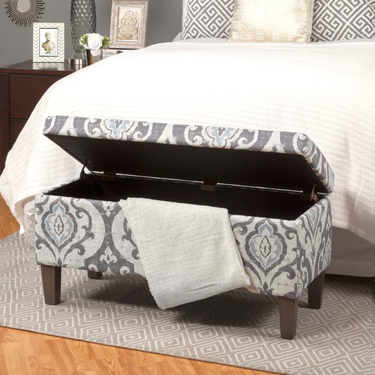 Chantrell 36" Wide Large Decorative Storage Bench