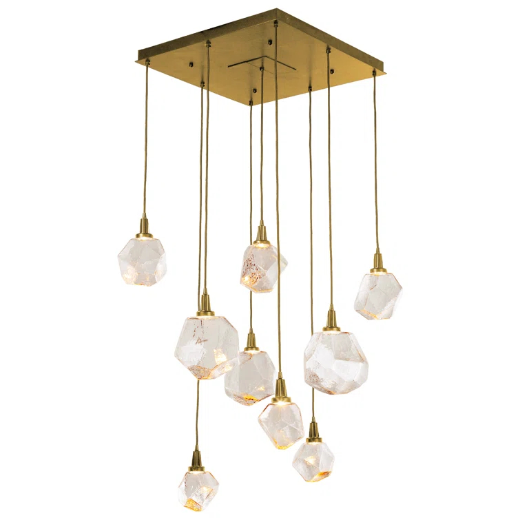 Gem 9 - Light LED Cluster Pendant