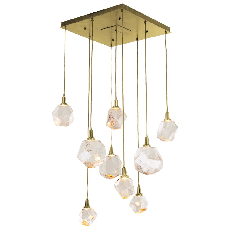 Gem 9 - Light LED Cluster Pendant