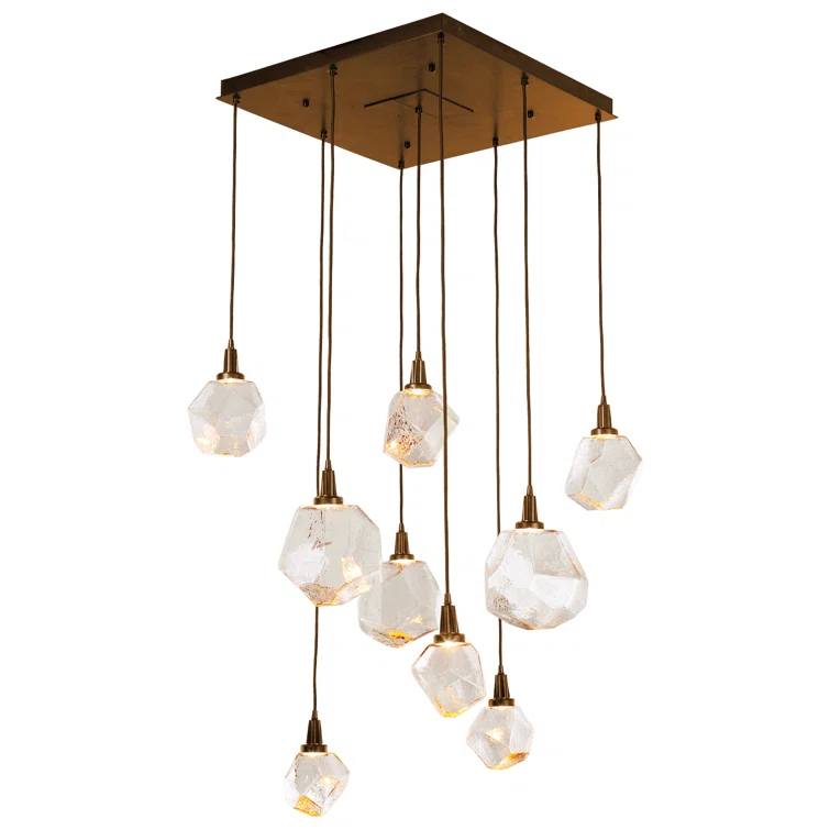 Gem 9 - Light LED Cluster Pendant