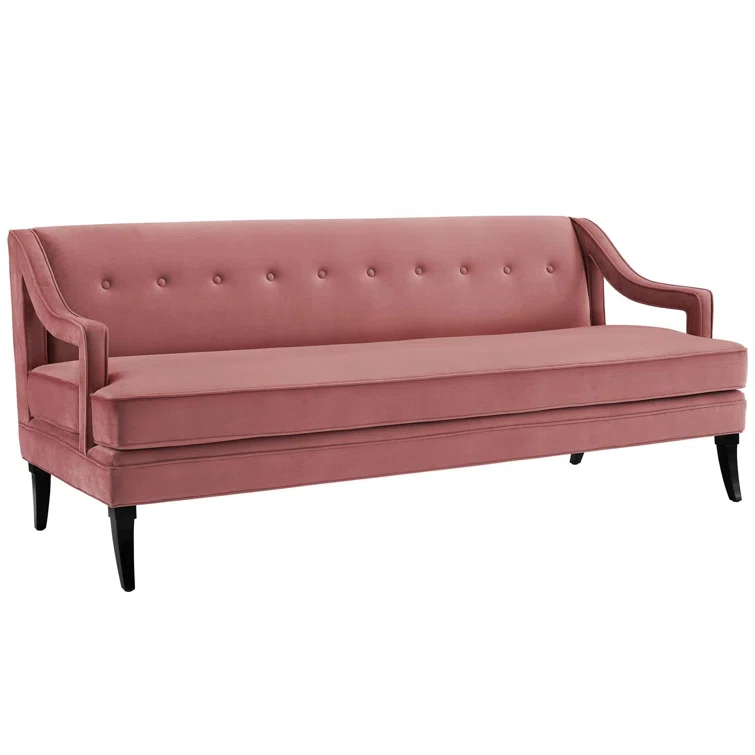 Modway Copper Grove Donji Button-tufted Upholstered Velvet Sofa