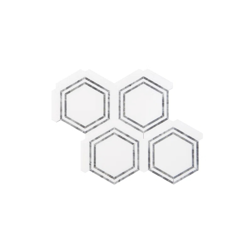 Marble Honeycomb Mosaic Wall & Floor Tile