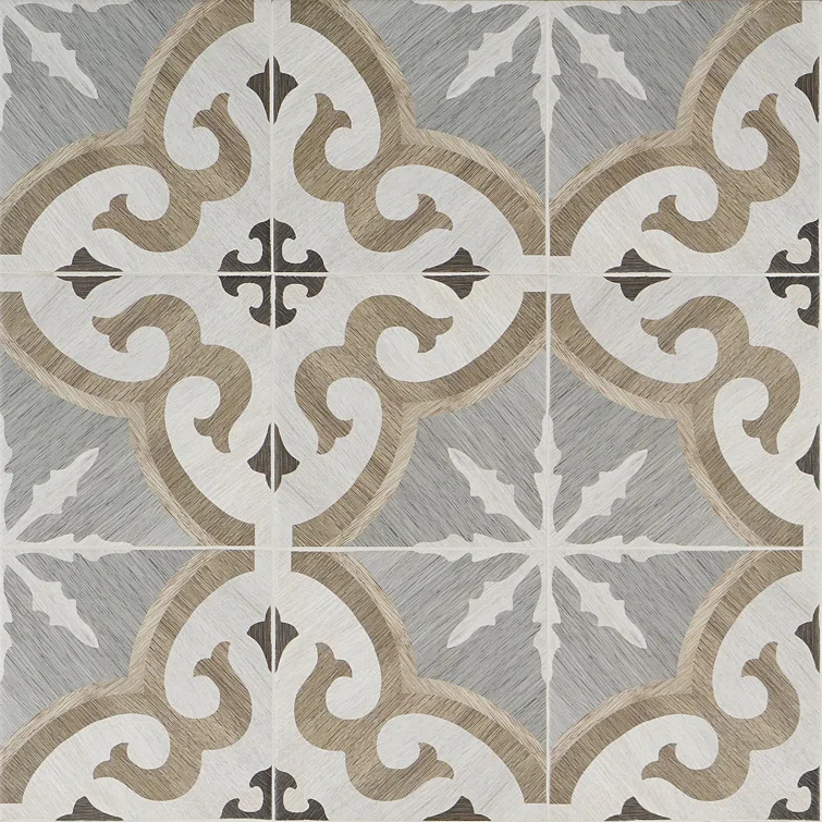 Beverly 8" x 8" Porcelain Patterned Wall & Floor Tile (12.91 sq. ft./ Case)