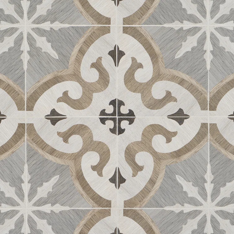 Beverly 8" x 8" Porcelain Patterned Wall & Floor Tile (12.91 sq. ft./ Case)