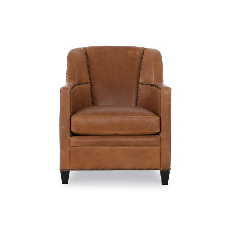Maitland-Smith Bronson Leather Armchair