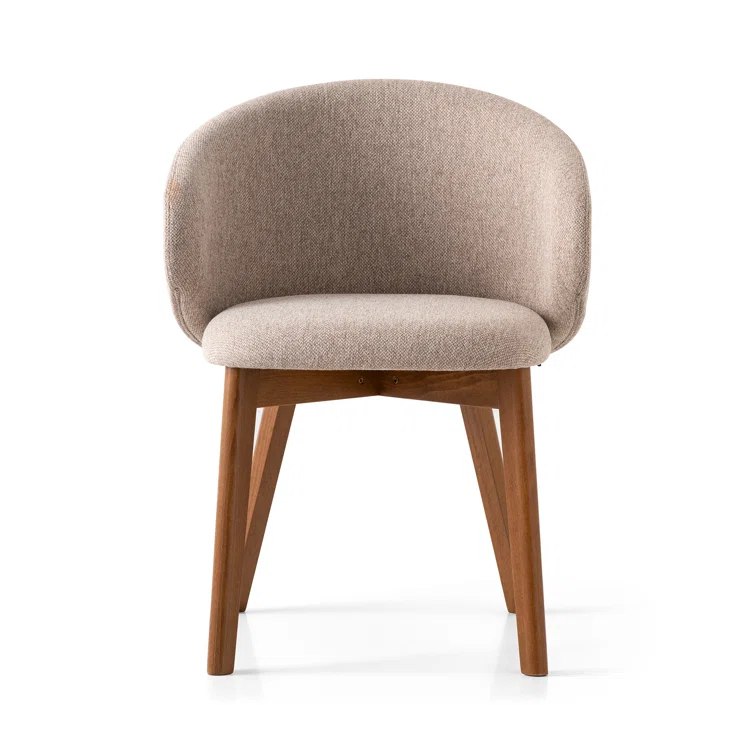 Tuka Upholstered Armchair with Wooden Frame