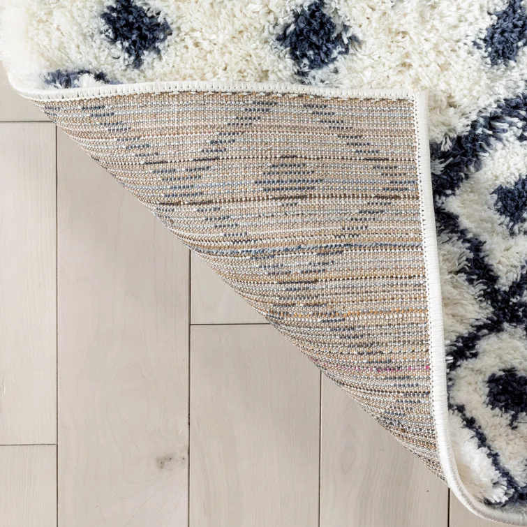 Mareco Moroccan Blue Area Rug
