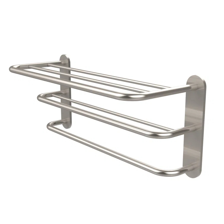 Bineta Metal Tiered Shelf with Towel Bar