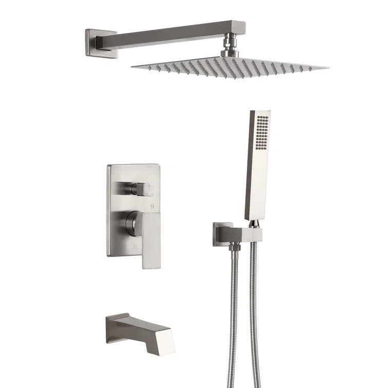 Calder Complete Shower System with Rough in-Valve
