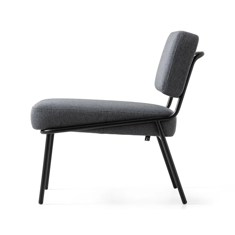 Sixty Upholstered Lounge Chair with Metal Frame