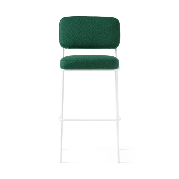 Sixty Upholstered Counter Stool with Metal Frame