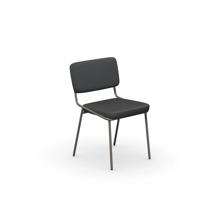 Sixty Upholstered Dining Chair with Metal Frame