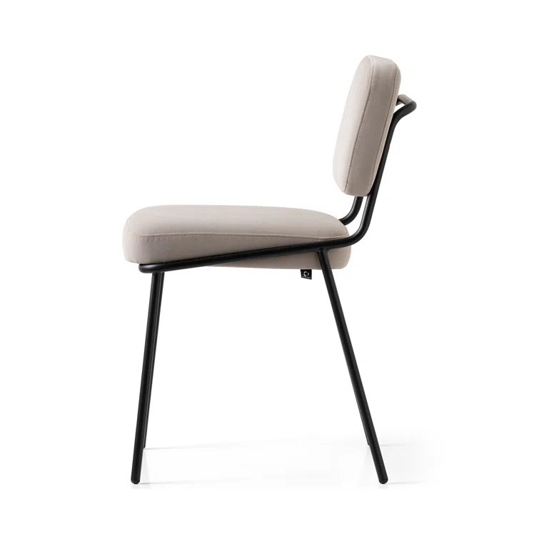 Sixty Upholstered Dining Chair with Metal Frame