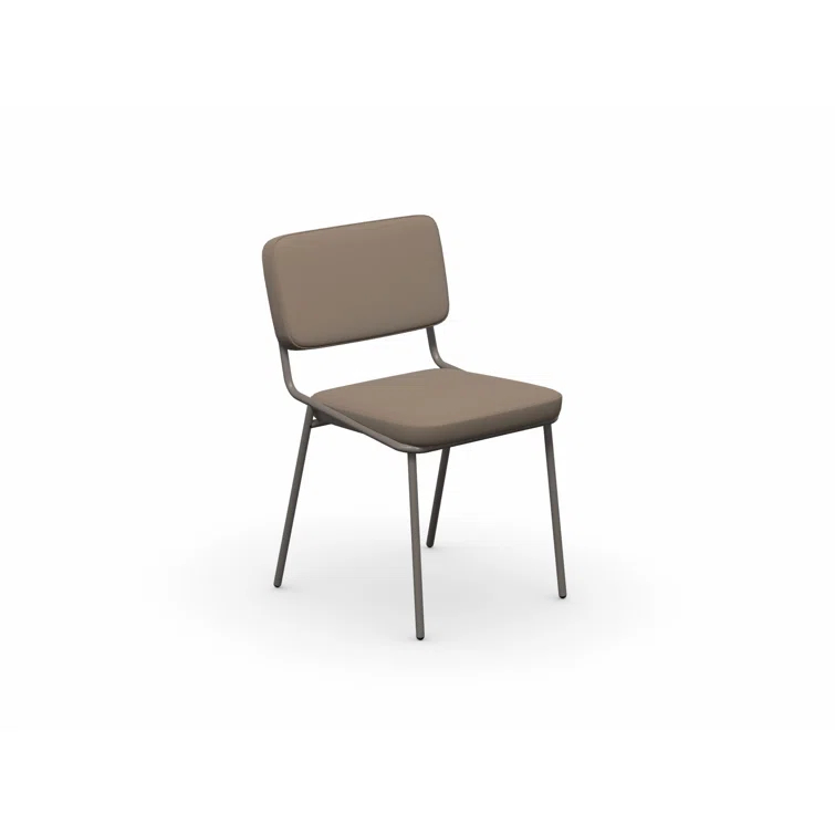 Sixty Upholstered Dining Chair with Metal Frame