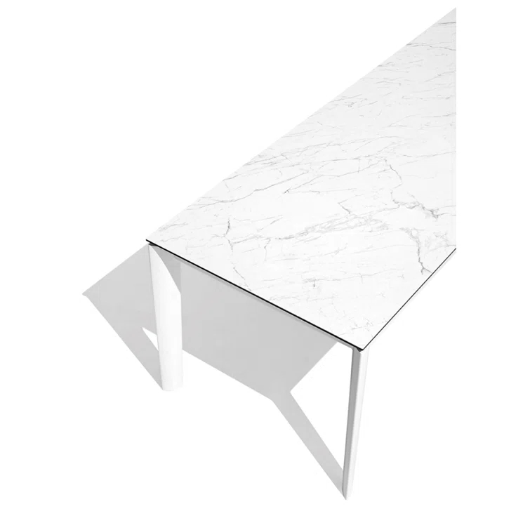 Lord Extending Table with Ceramic Top and Metal Frame