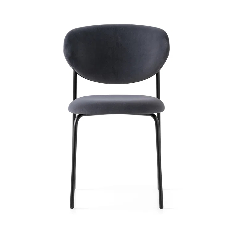 Cozy Upholstered Chair with Metal Frame