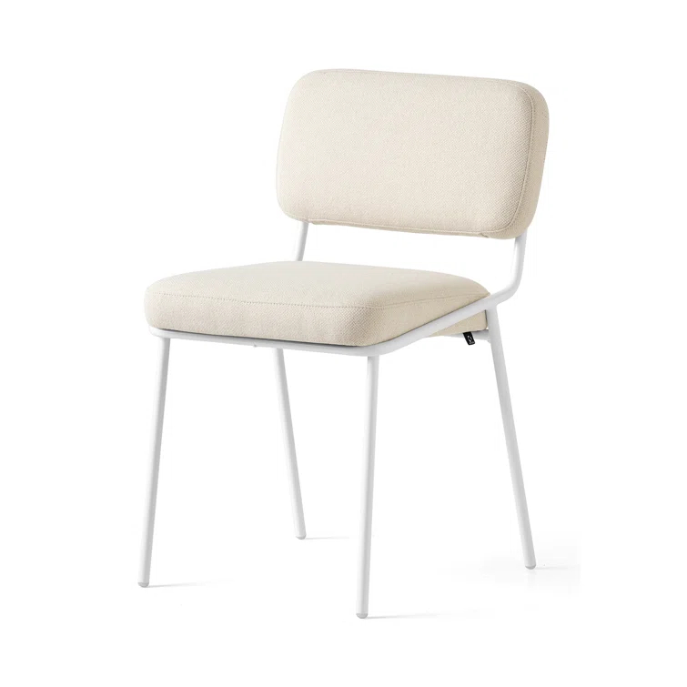 Sixty Upholstered Dining Chair with Metal Frame