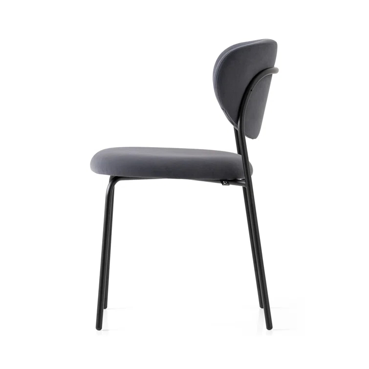 Cozy Upholstered Chair with Metal Frame
