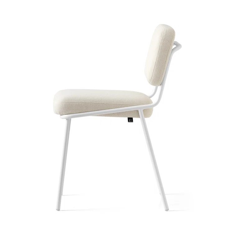 Sixty Upholstered Dining Chair with Metal Frame