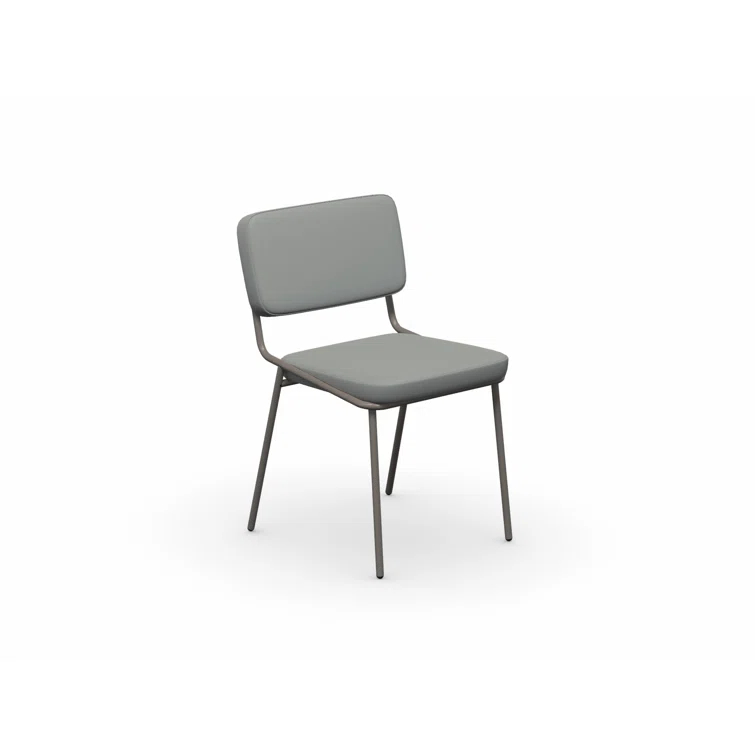 Sixty Upholstered Dining Chair with Metal Frame