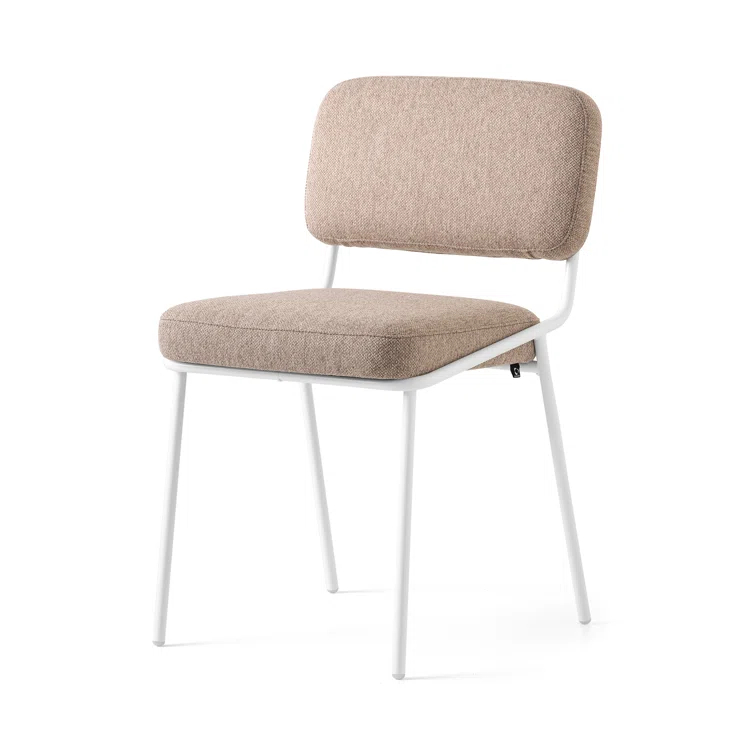 Sixty Upholstered Dining Chair with Metal Frame