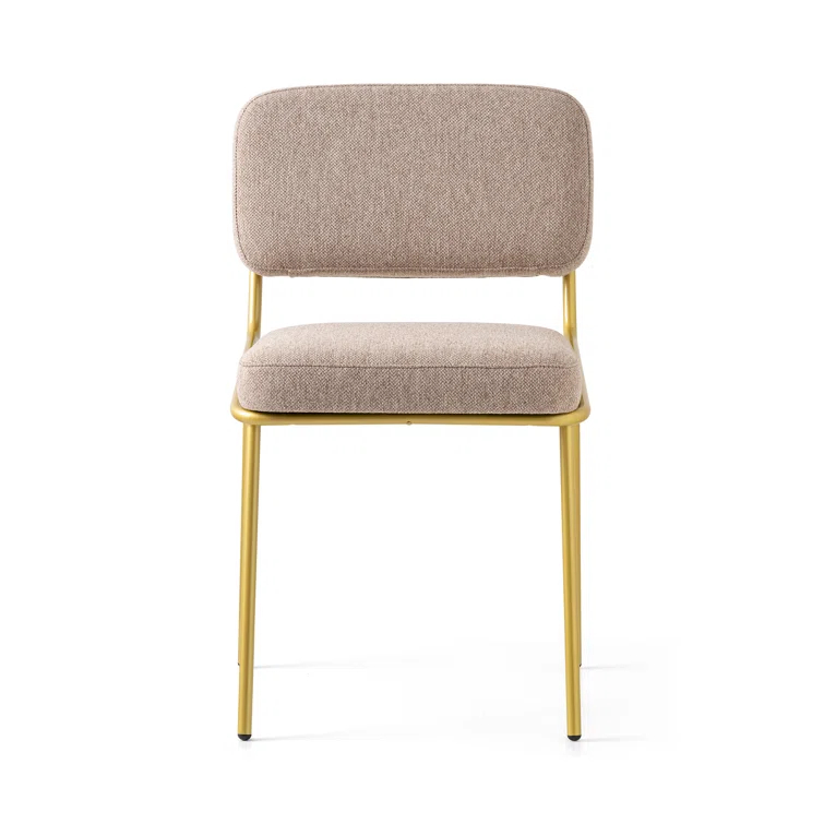 Sixty Upholstered Dining Chair with Metal Frame