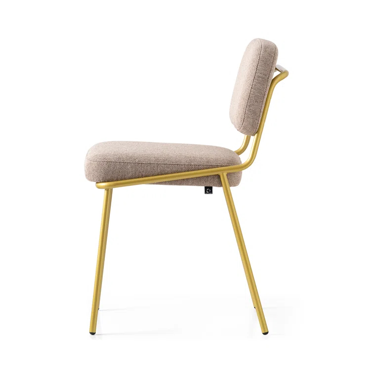 Sixty Upholstered Dining Chair with Metal Frame