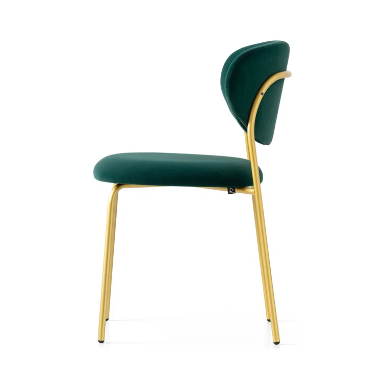 Cozy Upholstered Chair with Metal Frame