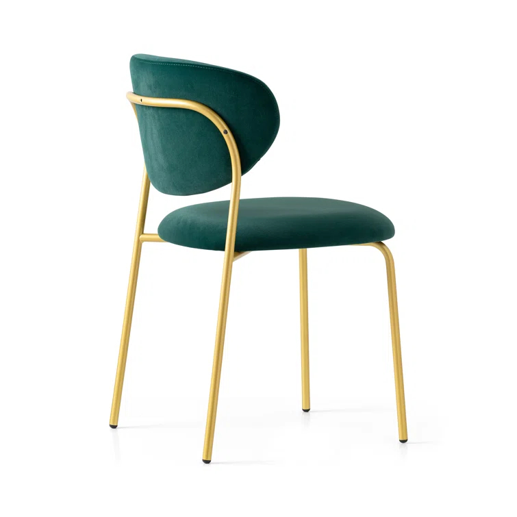 Cozy Upholstered Chair with Metal Frame