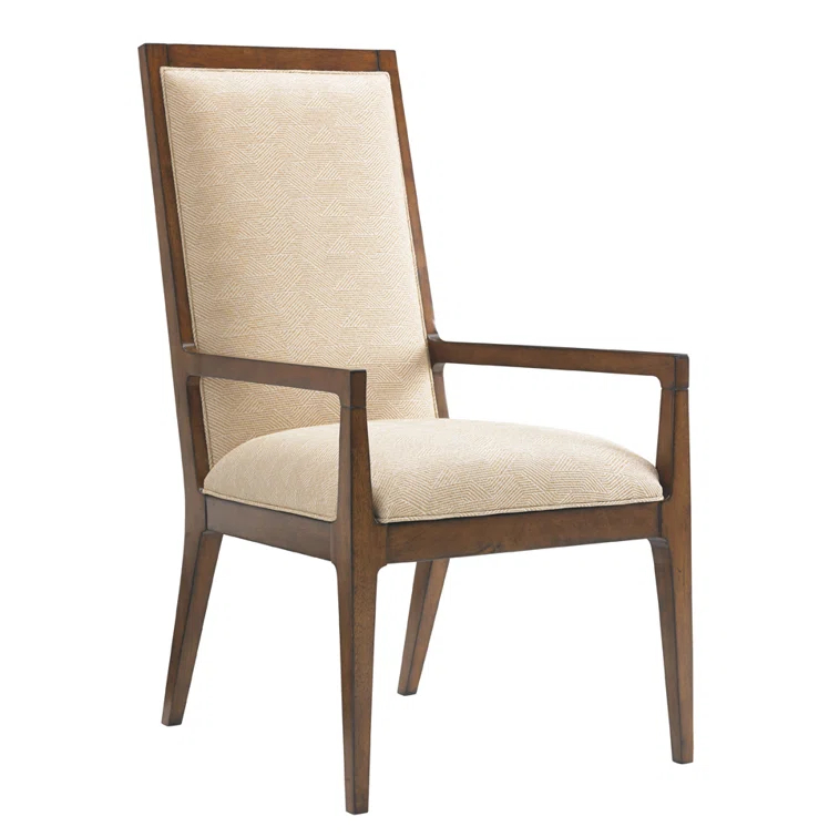 Island Fusion Natori Slat Back Arm Chair