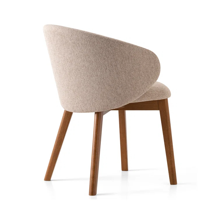 Tuka Upholstered Armchair with Wooden Frame