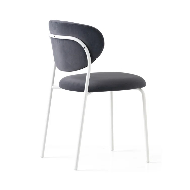 Cozy Upholstered Chair with Metal Frame