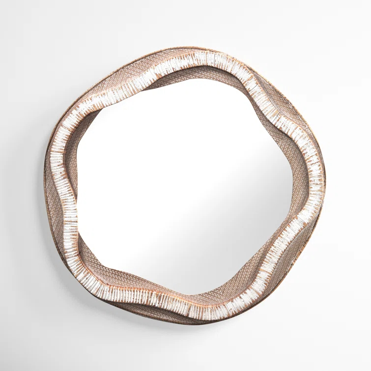 Joss & Main Janis Engineered Wood Flat Wall Mirror