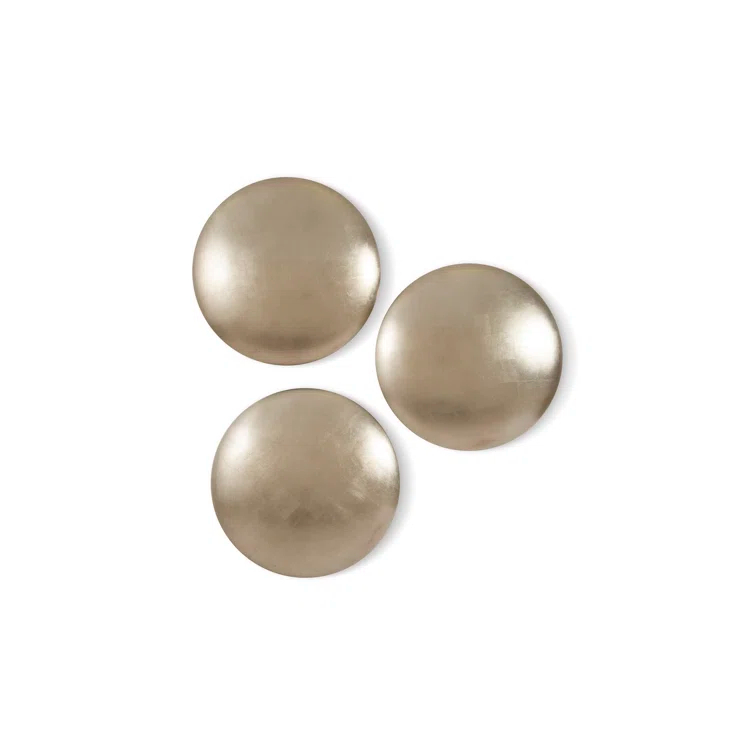 Dimensional 3 Piece Orb Wall Décor Set (Set of 3)