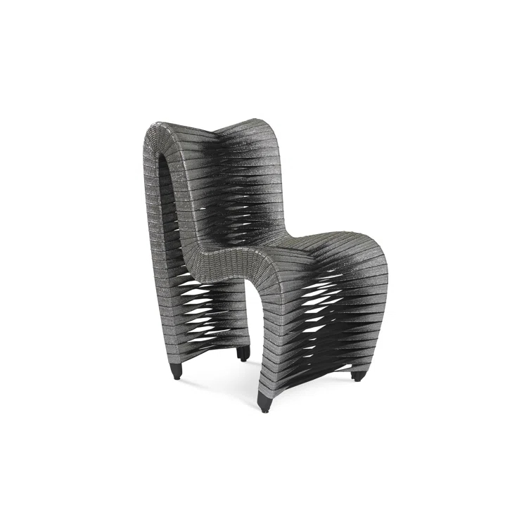 Phillips Collection Seat Belt Cotton Upholstered Side Chair