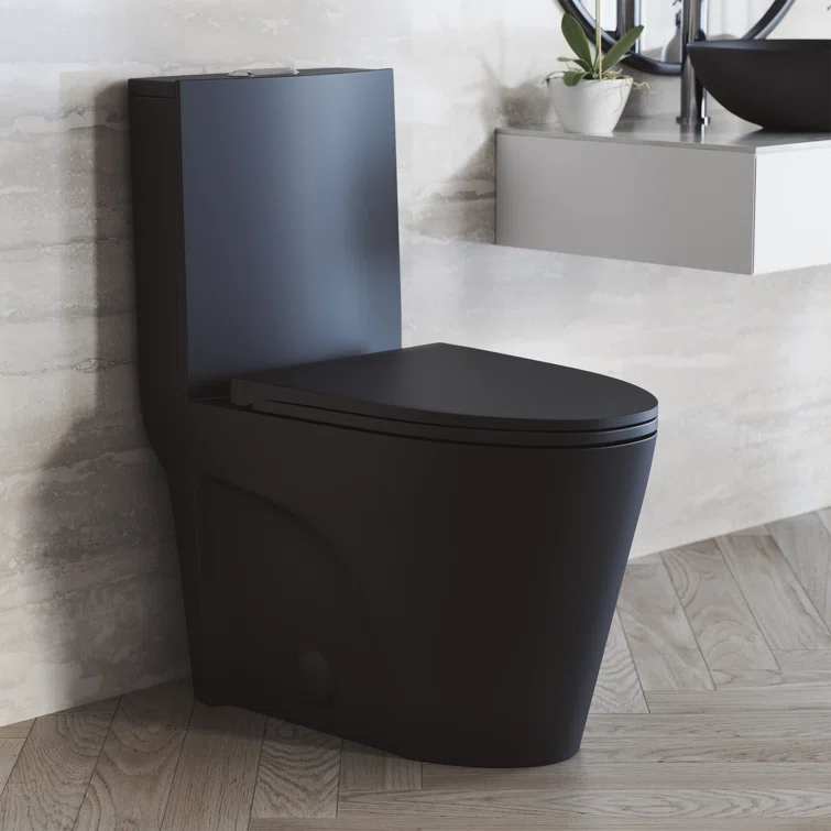St. Tropez One Piece Elongated Toilet Dual Vortex Flush 1.6 GPF