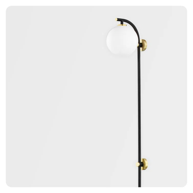 Mitzi Faye 1 - Light Sconce in  Aged Brass/Soft Black