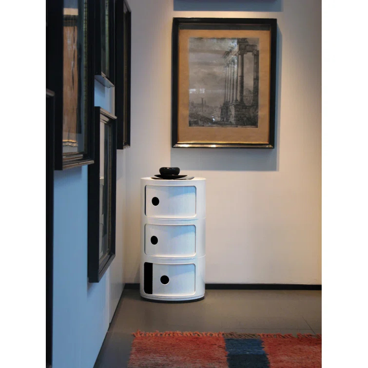 Componibili Storage Unit with 3 Elements by Anna Castelli Ferrieri