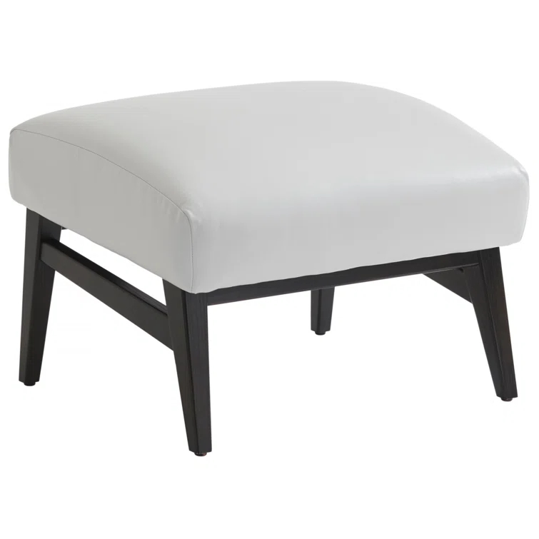 Tommy Bahama Home Palm Desert Covina Leather Ottoman
