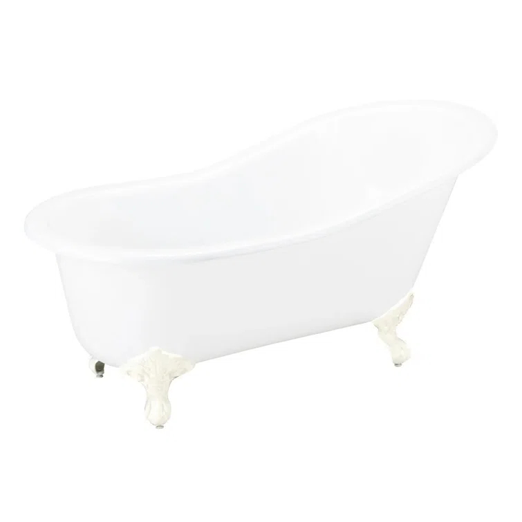 Callaway 61" Clawfoot Soaking Cast Iron Bathtub