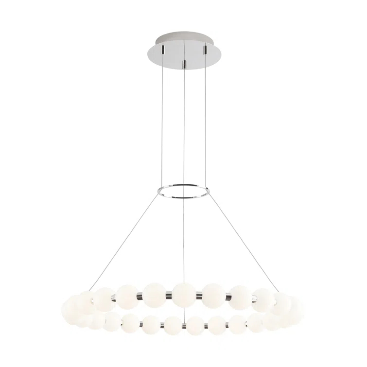 Caterina Chandelier - Nickel / 30"Dia