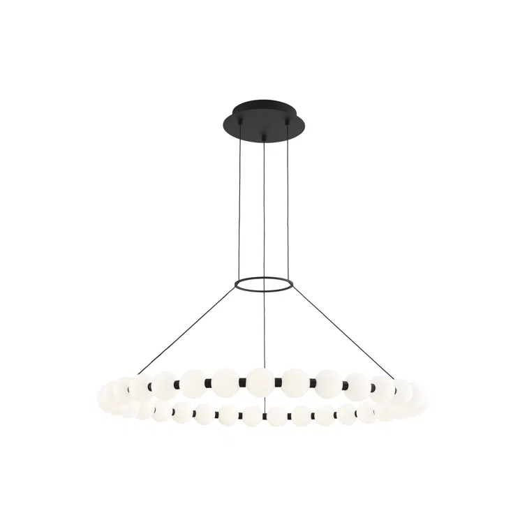 Caterina Chandelier - Black / 36"Dia