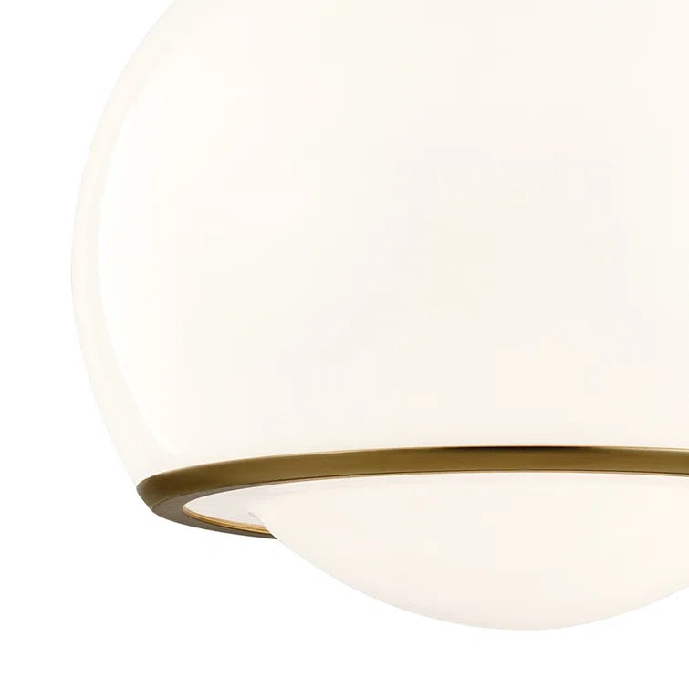 Kegan Single Light Glass Dimmable Pendant