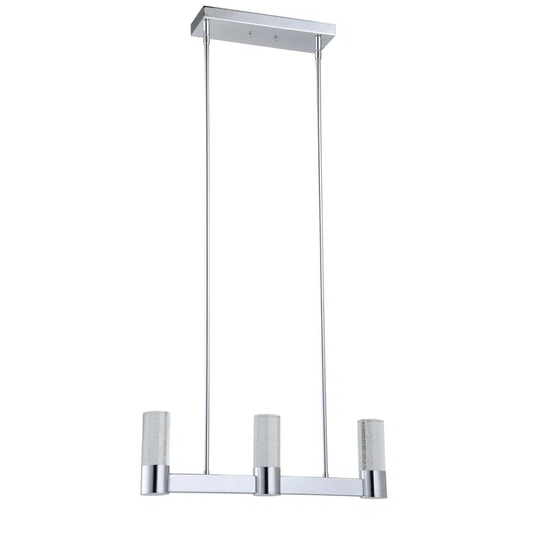 Talon 3 - Light Chrome Kitchen Island Pendant