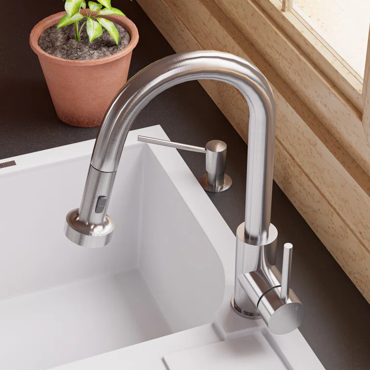 Alfi Brand Pull Down Touch Kitchen Faucet