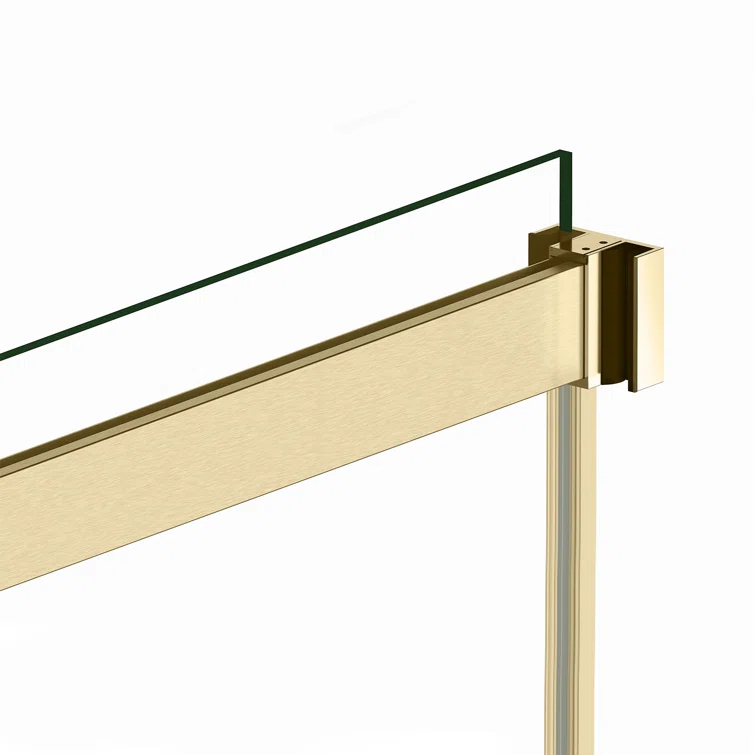 Spezia 48.6'' W 76'' H Semi-Frameless Rectangle Reversible Shower Enclosure