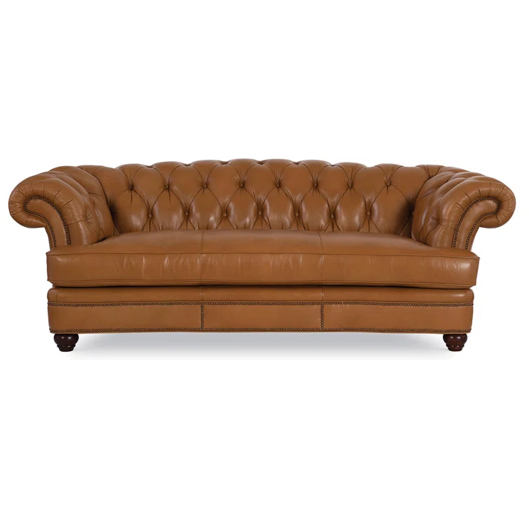 Maitland Smith Upholstery 90'' Leather Sofa