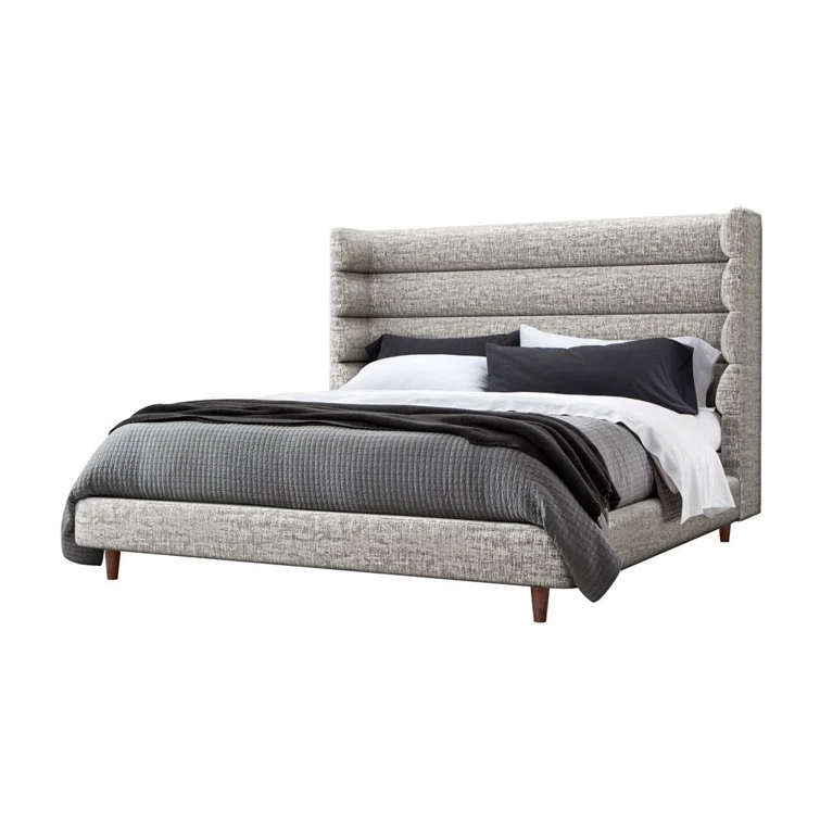 Ornette Upholstered Wingback Bed