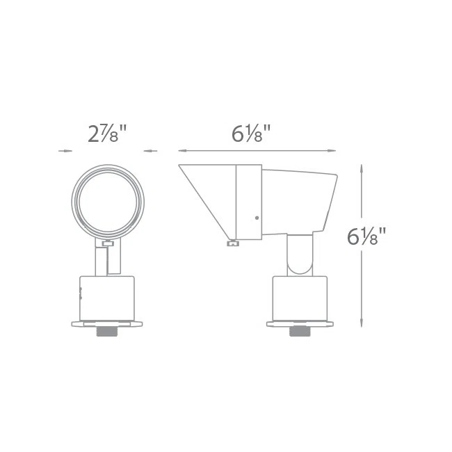 Low Voltage Integrated LED Metal Spotlight